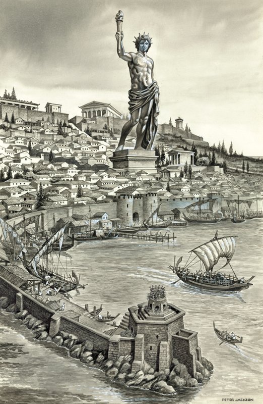 Colossus of Rhodes by Peter Jackson