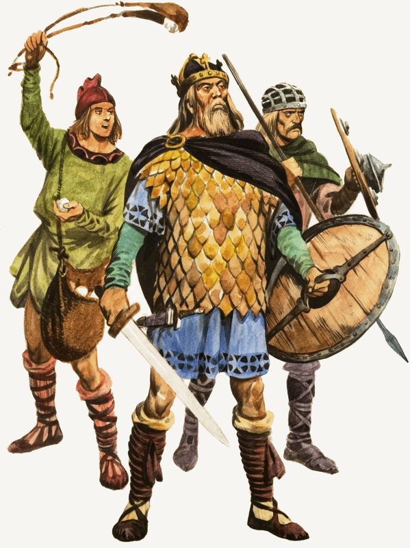 Saxon Warrior by Peter Jackson