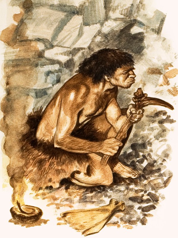 Stone Age Toolmaker by Peter Jackson