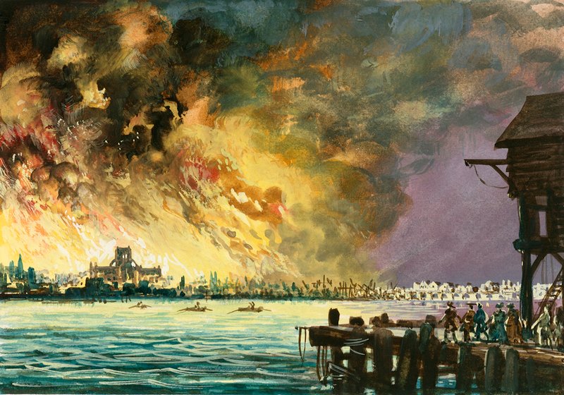 The Great Fire of London by Peter Jackson