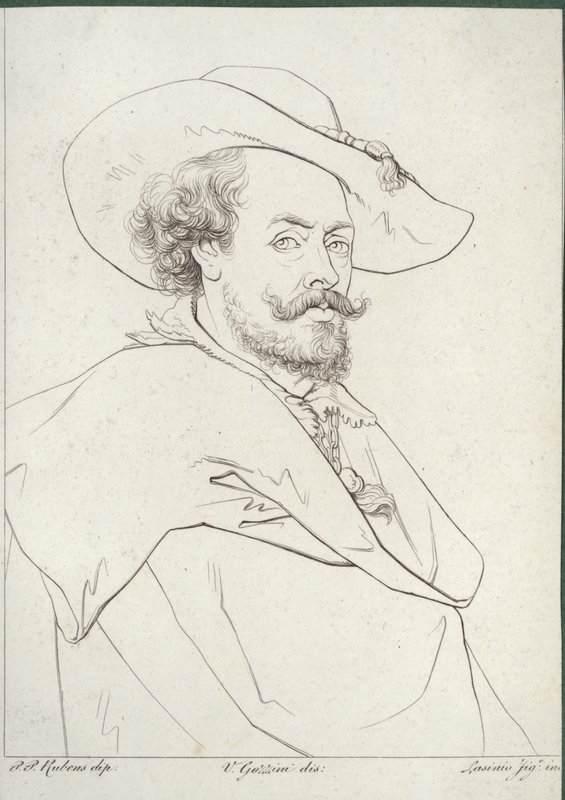 Portrait of Peter Paul Rubens by Peter Paul Rubens