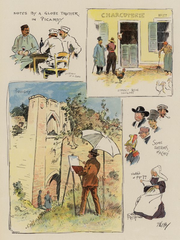 Notes by a Globe Trotter in Picardy by Phil May