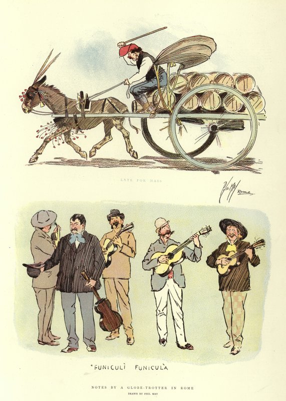 Notes by a Globe-Trotter in Rome by Phil May