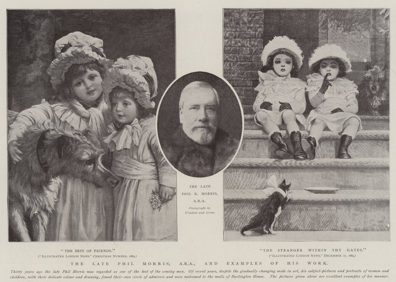 The Late Phil Morris, ARA, and Examples of His Work by Phil May