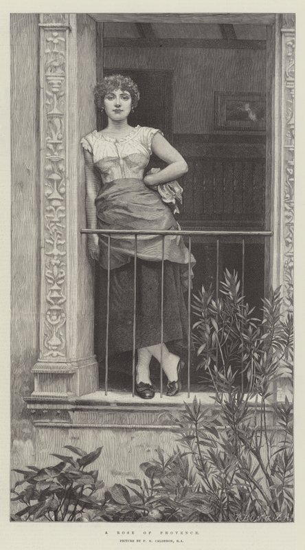 A Rose of Provence by Philip Hermogenes Calderon