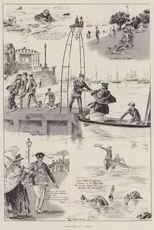 Sketches at Cowes by Ralph Cleaver