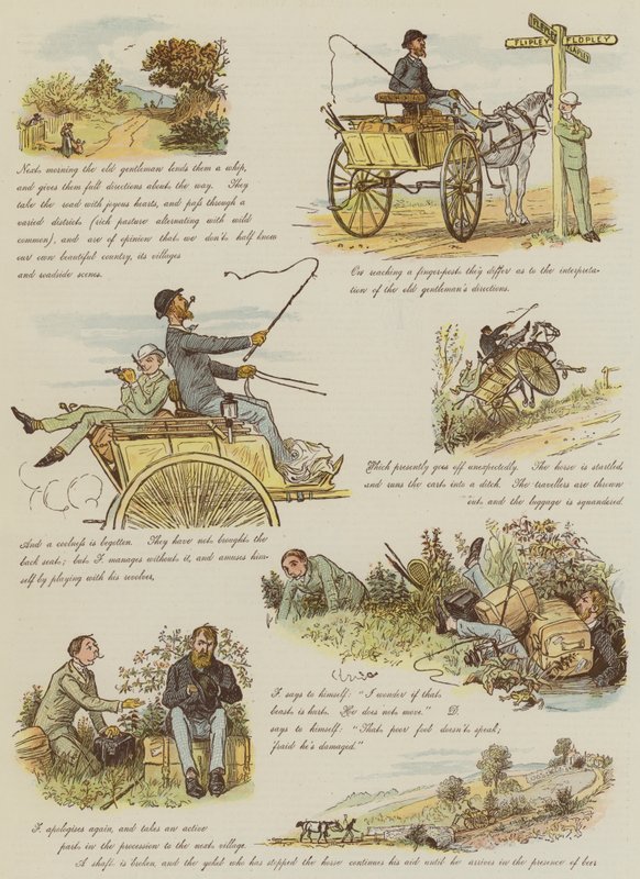 The Strange Adventures of a Dog-Cart by Randolph Caldecott