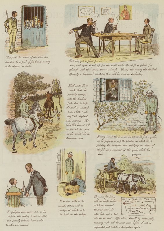 The Strange Adventures of a Dog-Cart by Randolph Caldecott