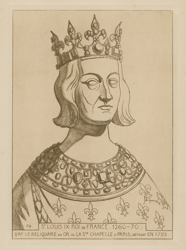St Louis IX, King of France by Raphael Jacquemin