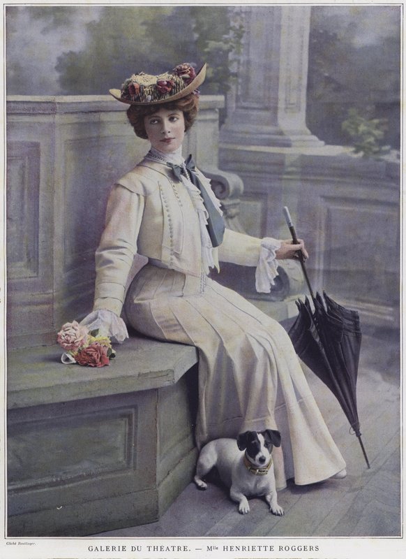 Henriette Roggers, French actress by Reutlinger Studio