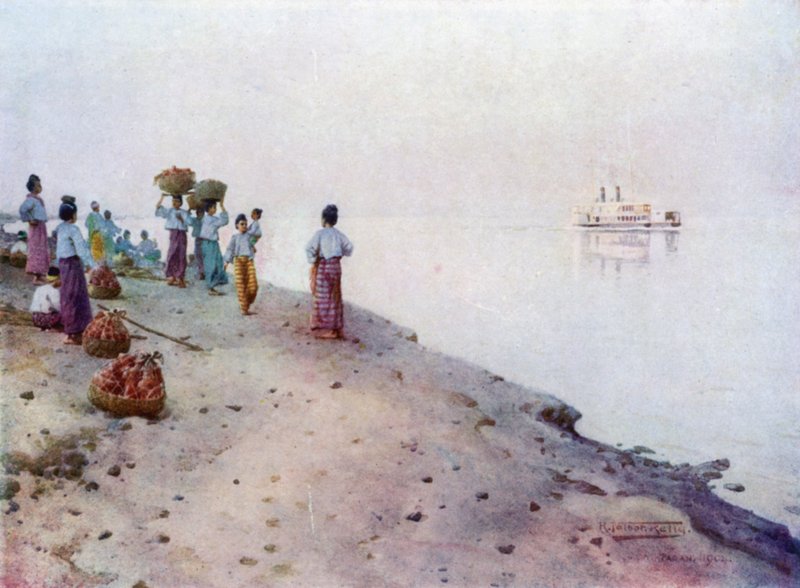 Waiting for the Steamer, Early Morning by Robert George Talbot Kelly
