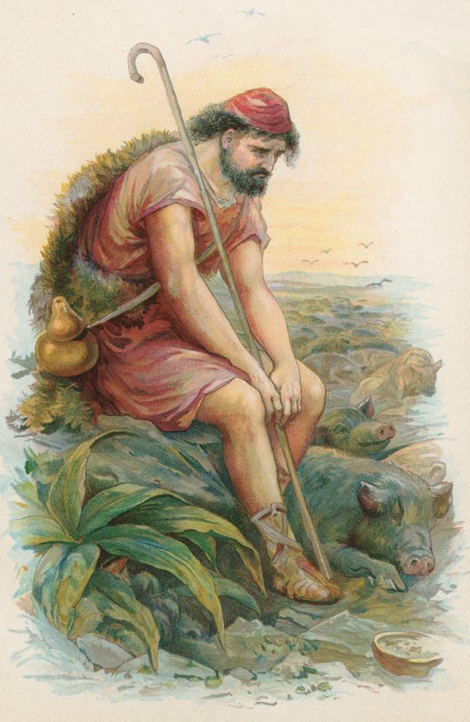 The Prodigal Son with Swine by Robert Ambrose Dudley