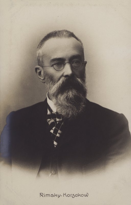 Nikolai Rimsky-Korsakov by Russian Photographer