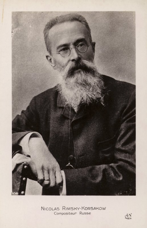Nikolai Rimsky-Korsakov by Russian Photographer