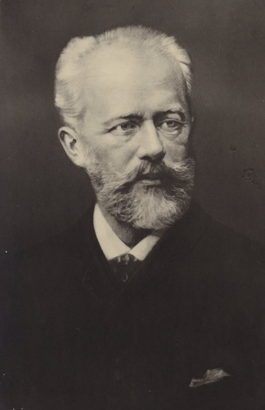 Portrait of Pyotr Ilyich Tchaikovsky by Russian Photographer