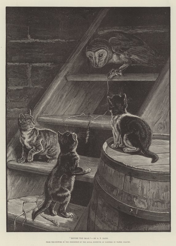 Before the Beak, from the Picture in the Exhibition of the Royal Institute of Painters in Water Colours by S.T. Dadd