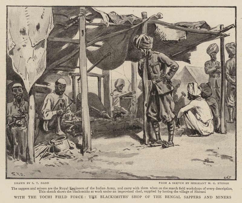 With the Tochi Field Force, the Blacksmiths
