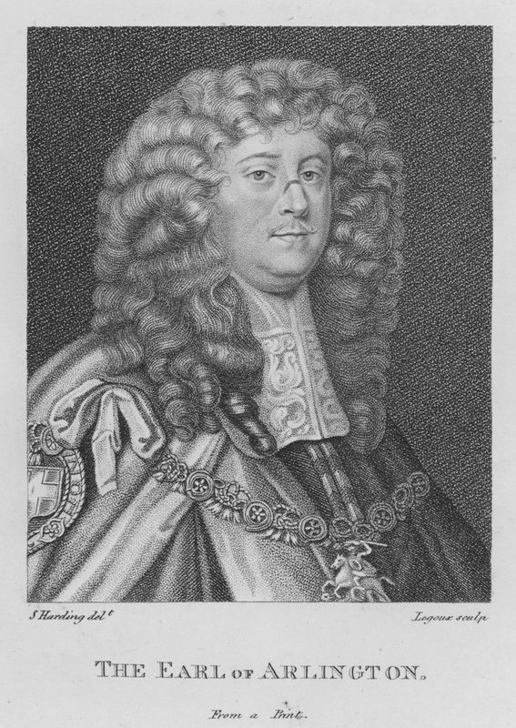 The Earl of Arlington by S. (after) Harding