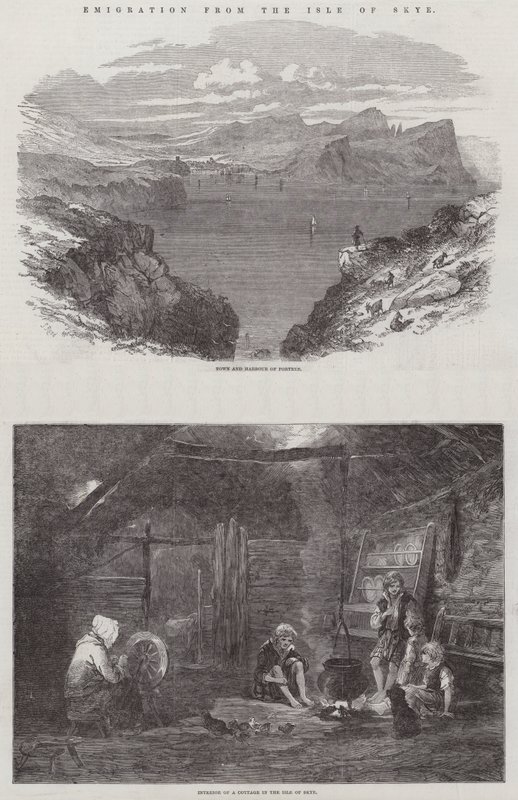 Emigration from the Isle of Skye by Samuel Read