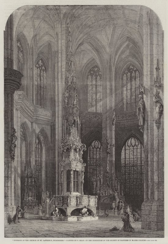 Interior of the Church of St Lawrence, Nuremberg by Samuel Read