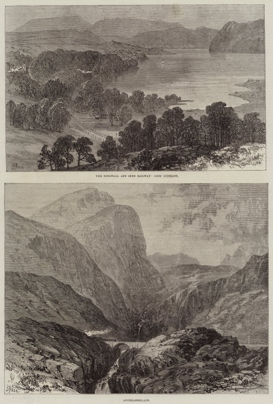 The Dingwall and Skye Railway by Samuel Read