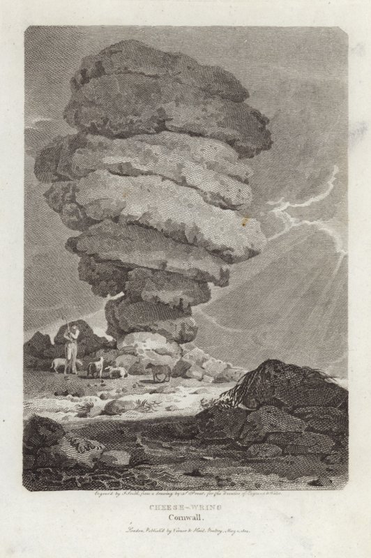 Cheese-Wring, Cornwall by Samuel Prout