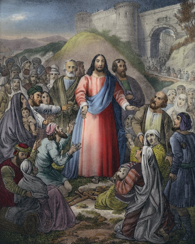 Christ Healing the Multitude by Siegfried Detler Bendixen