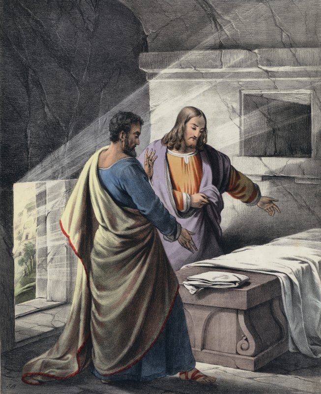 Peter and John at the Sepulchre by Siegfried Detler Bendixen