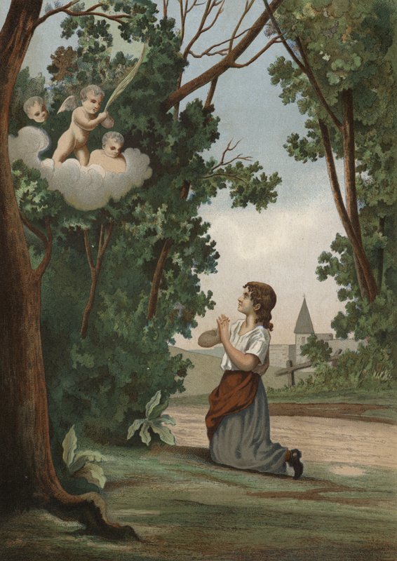 Joan of Arc Sees a Vision in the Forest by Spanish School