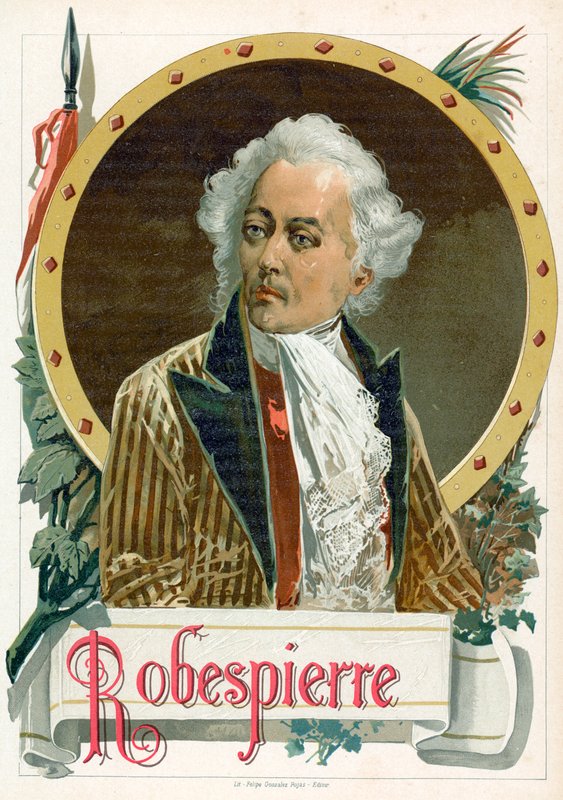 Maximilien Robespierre by Spanish School