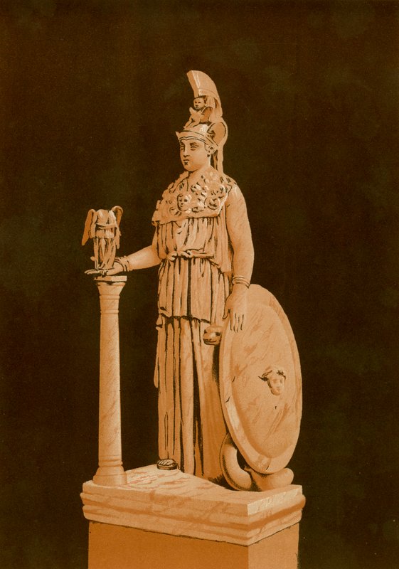 Statue of Minerva found in Athens by Spanish School