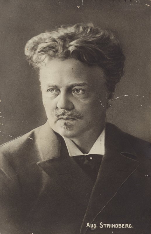 Portrait of August Strindberg by Swedish Photographer