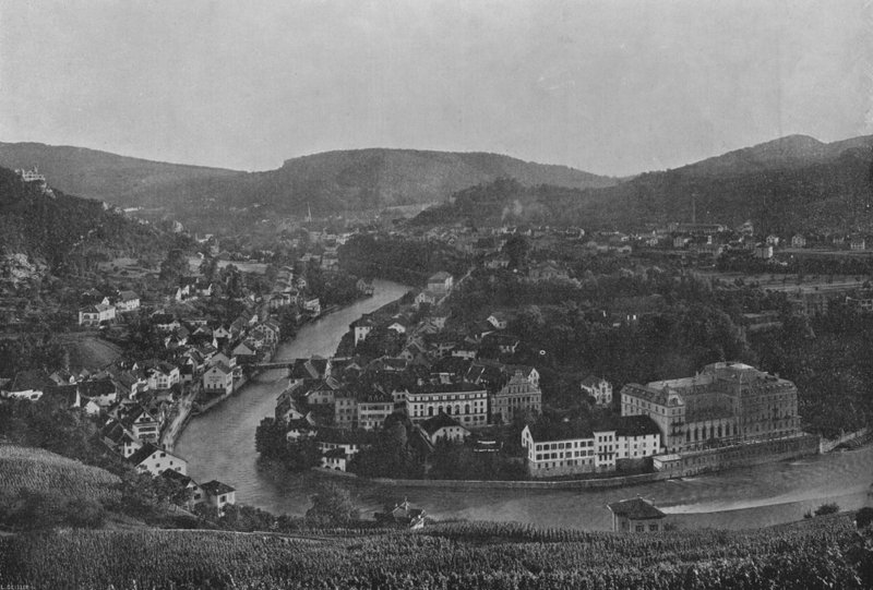 Baden, General View by Swiss Photographer