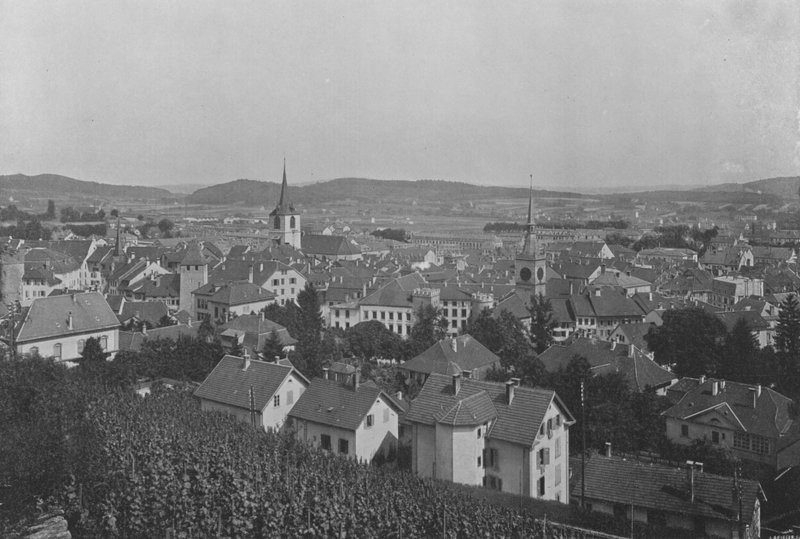 Bienne, General View by Swiss Photographer