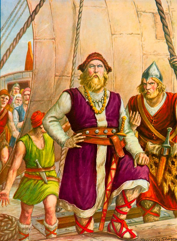 The Atlantic Expedition of Leif Ericsson by Tancredi Scarpelli