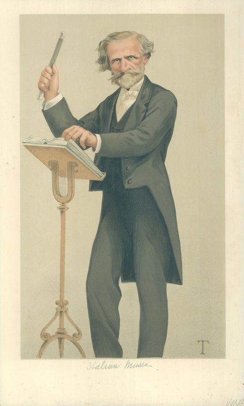 Giuseppe Verdi, Italian Music by Theobald Chartran