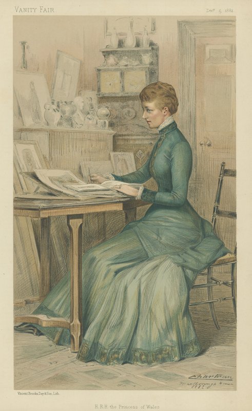 Her Royal Highness the Princess of Wales by Theobald Chartran