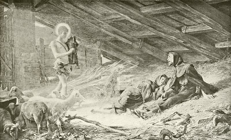 The Vision of St. Francis by Theobald Chartran