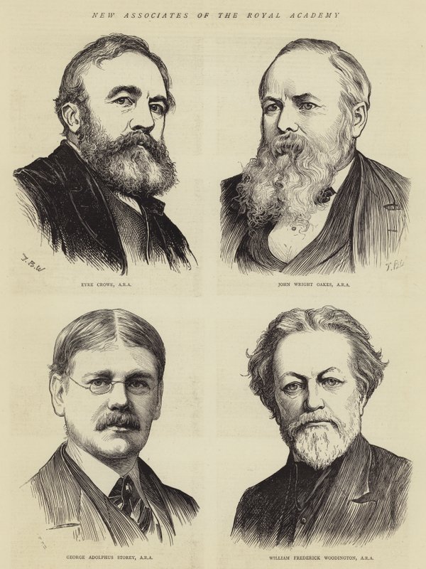 New Associates of the Royal Academy by Theodore Blake Wirgman