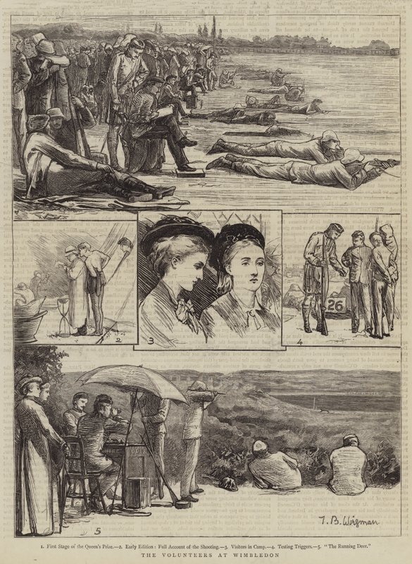 The Volunteers at Wimbledon by Theodore Blake Wirgman