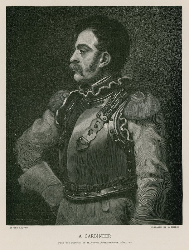 A Carbineer by Theodore Gericault
