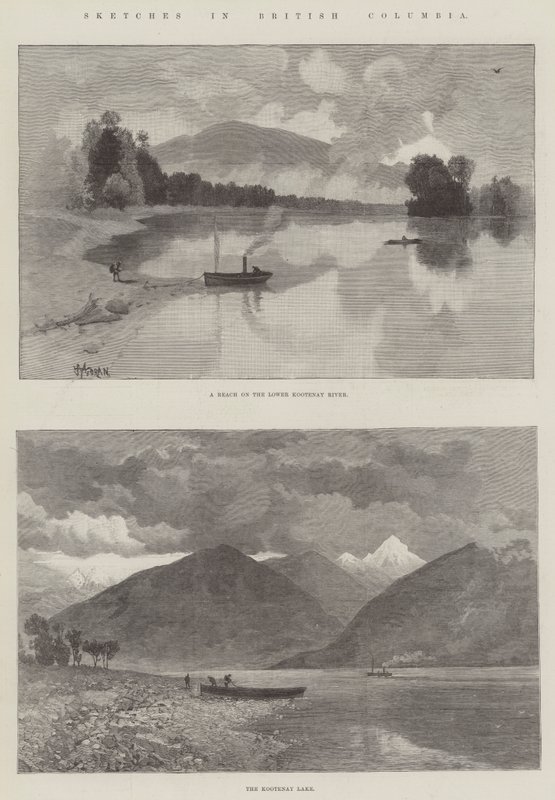 Sketches in British Columbia by Thomas Moran