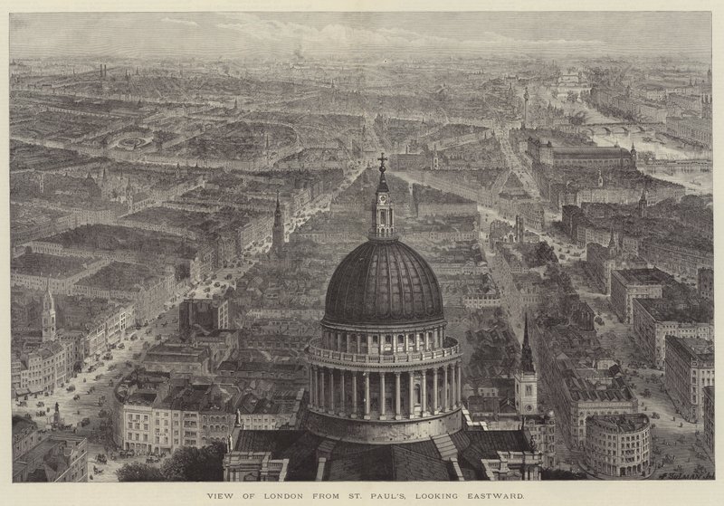 View of London from St Paul