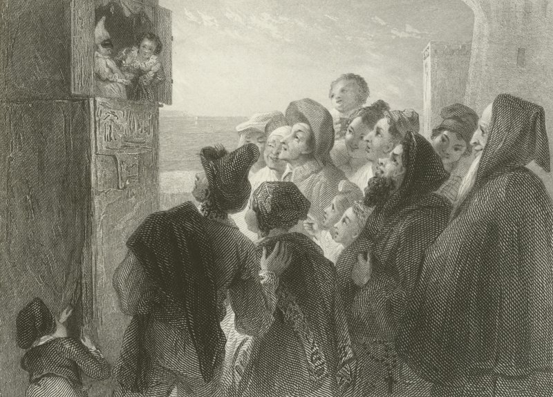 Punch at Naples by Thomas Uwins