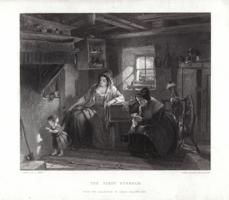 The First Sunbeam by Thomas Faed