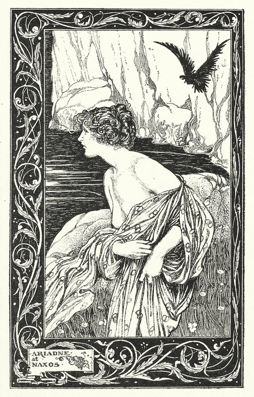 Ariadne at Naxos by Thomas Heath Robinson