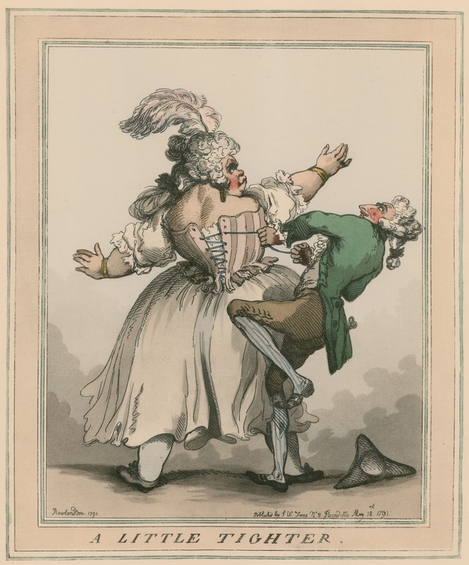 A Little Tighter by Thomas Rowlandson