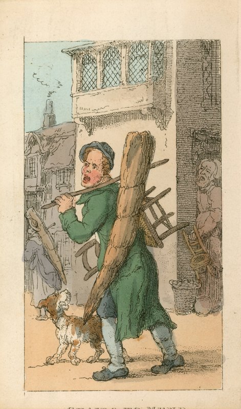 Chairs to mend by Thomas Rowlandson