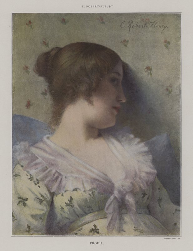Profile by Tony after Robert Fleury