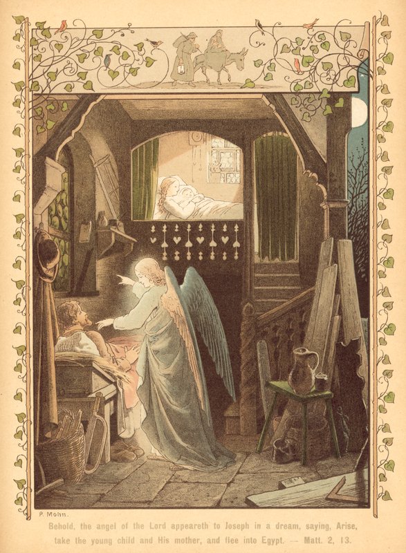 The Angel Appearing to Joseph by Victor Paul Mohn